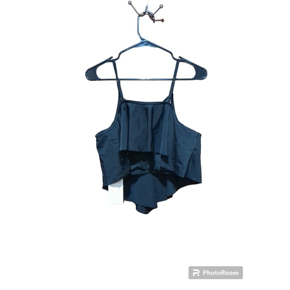 Women’s Swimming Suit Top Only Black Medium  D38 Yeahill NWT - Picture 2 of 10